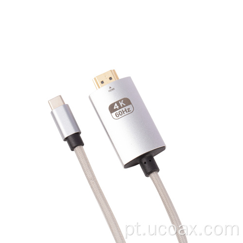 Cabo de extensão USB C a HDMI 4K 60Hz